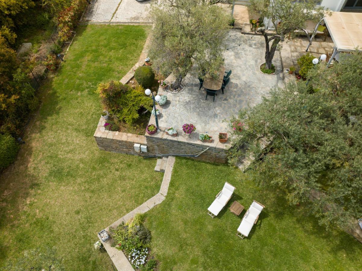 Villa Elia Kavala - Mediterranean Holiday Villa PalaiónTsiflíkion Zewnętrze zdjęcie